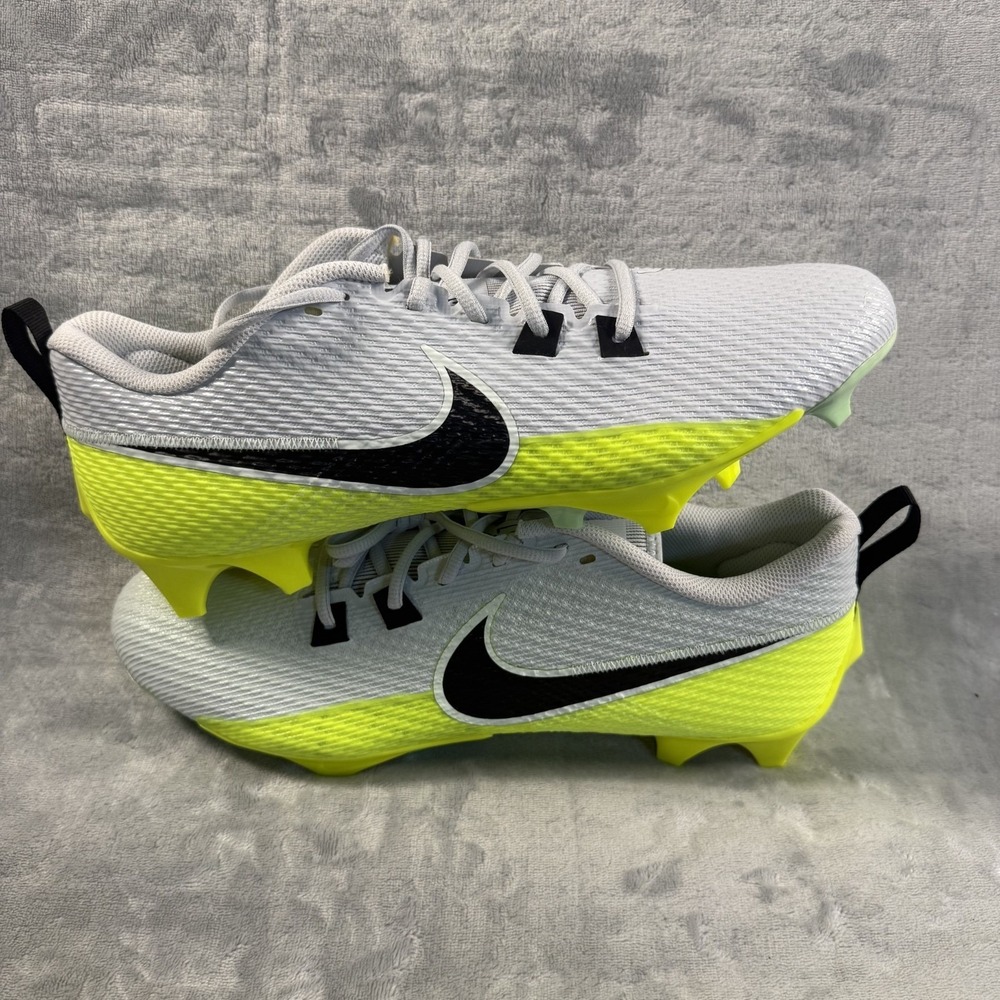 Nike Mens size 13 Vapor Edge Speed 360 2 football Cleats Grey Blk Volt